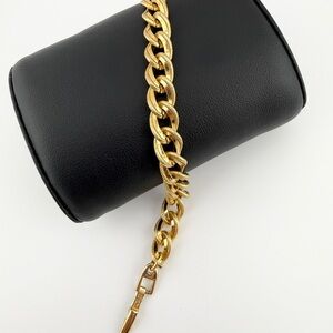Vintage Gold Plated Napier Flat Interlocking Chain Bracelet